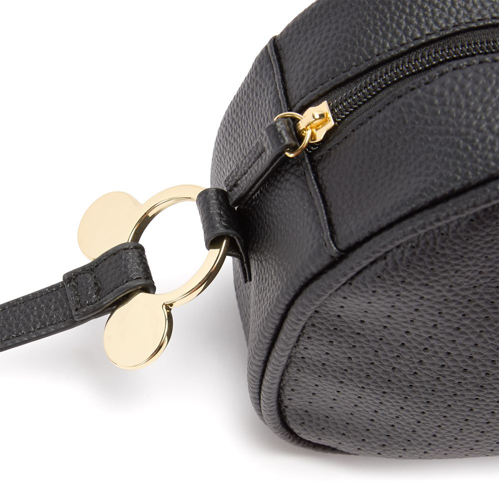 Mickey Mouse Icon Simulated Leather Flair Crossbody Bag
