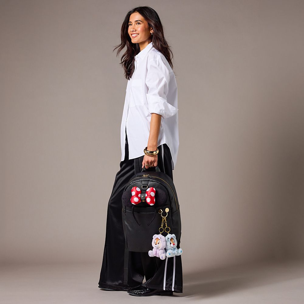 Mickey Mouse Icon Simulated Leather Flair Backpack