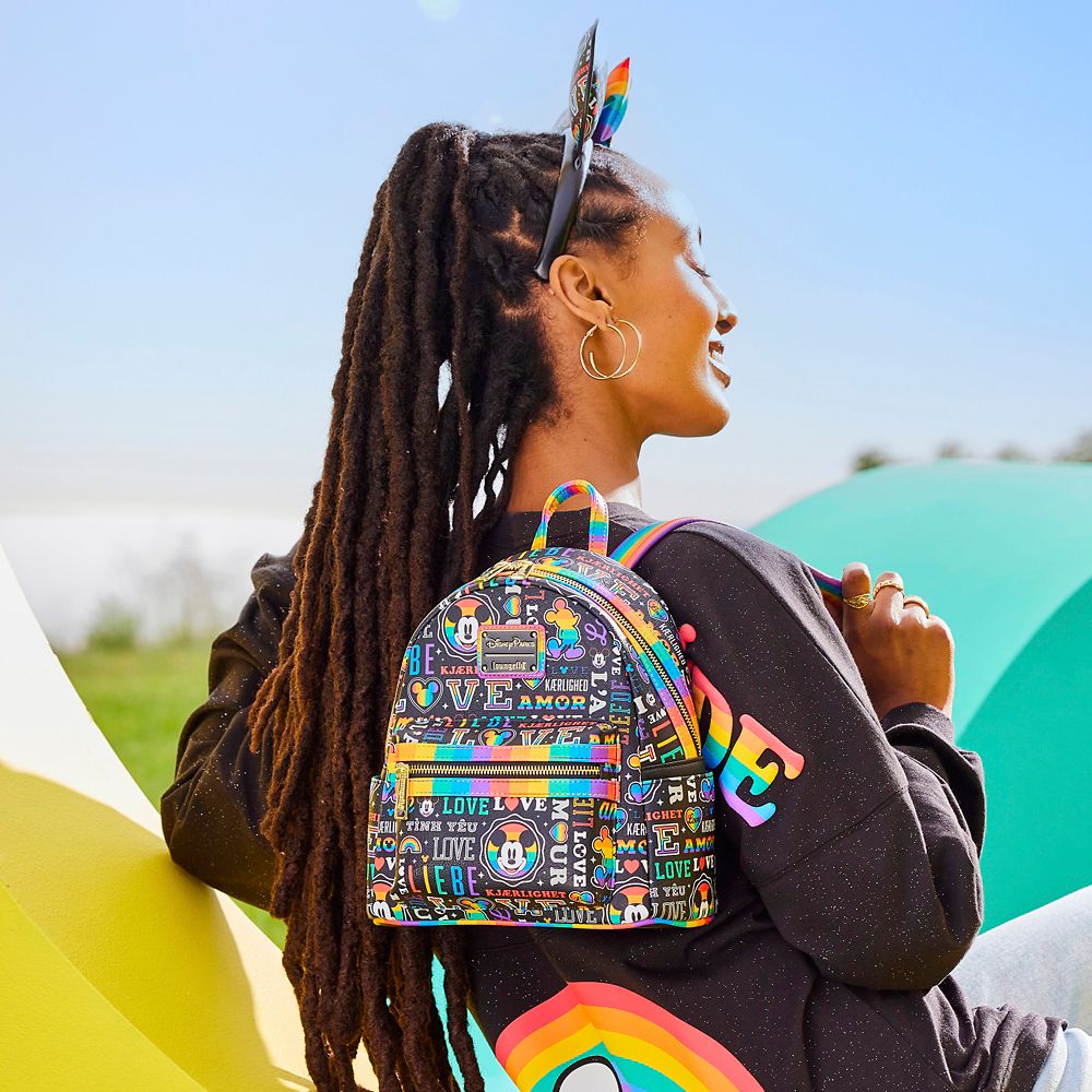 Mickey Mouse Loungefly Mini Backpack – Disney Pride Collection 