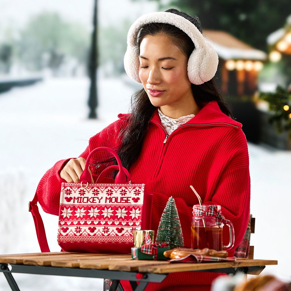 Mickey Mouse Icon Fair Isle Mini Tote Bag &ndash; Once Upon a Bag