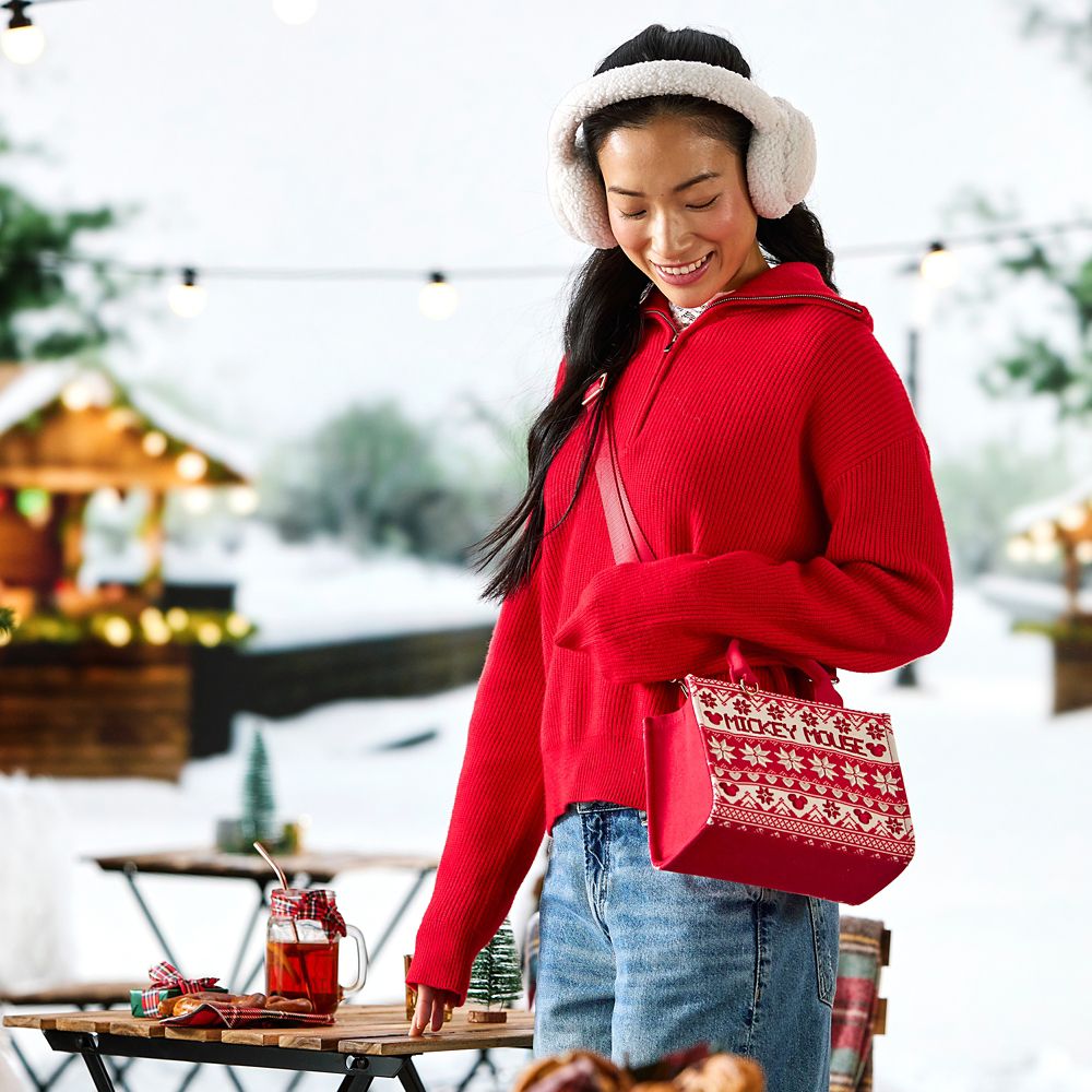 Mickey Mouse Icon Fair Isle Mini Tote Bag &ndash; Once Upon a Bag
