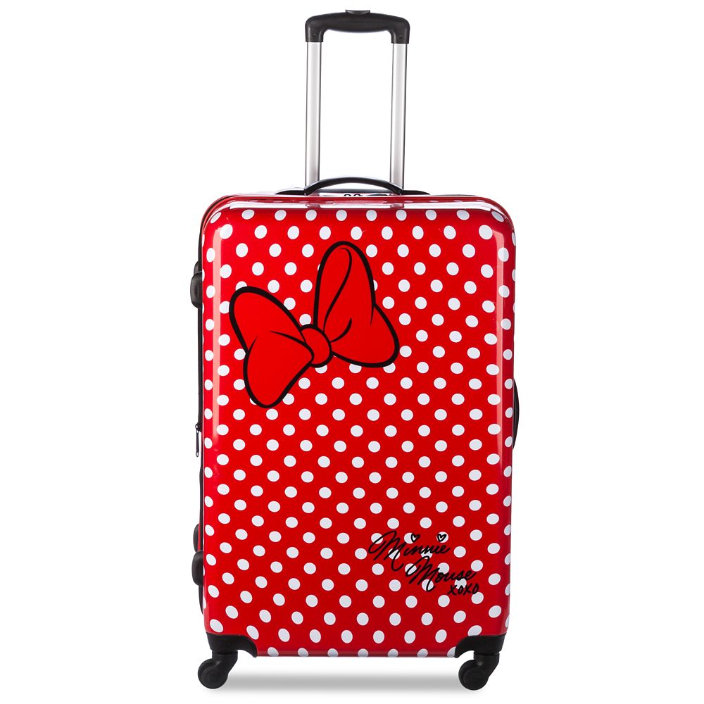 Minnie Mouse Polka Dot Rolling Luggage – 28''