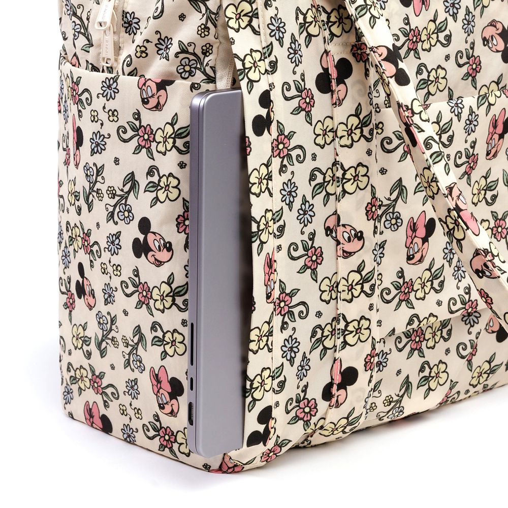 Mickey and Minnie Mouse Floral Carry-On Bag by Baggu &ndash; Exclusive