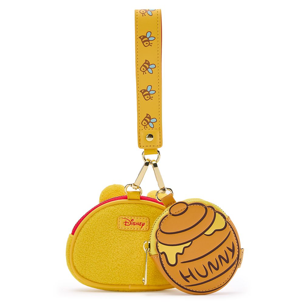 Winnie the Pooh Wristlet and Bag Charm Set