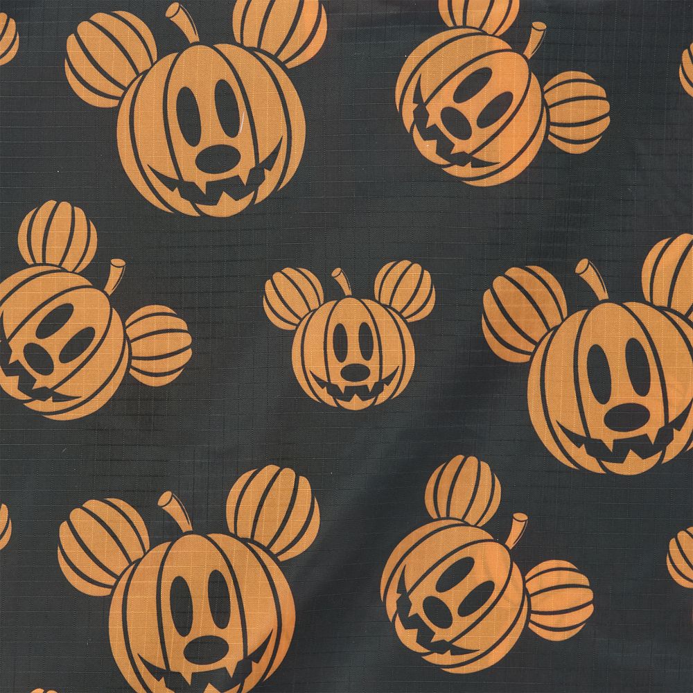 Mickey Mouse Jack-o'-Lantern Halloween Packable Tote Bag