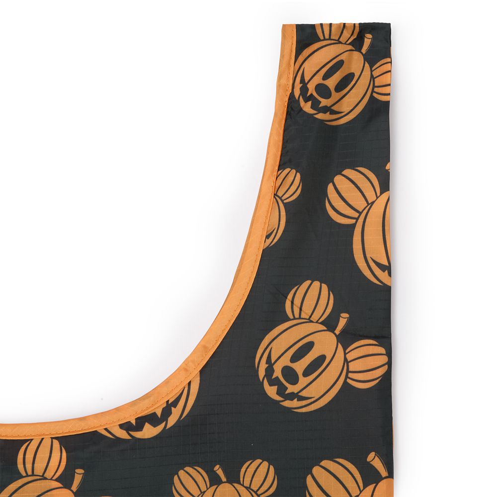 Mickey Mouse Jack-o'-Lantern Halloween Packable Tote Bag