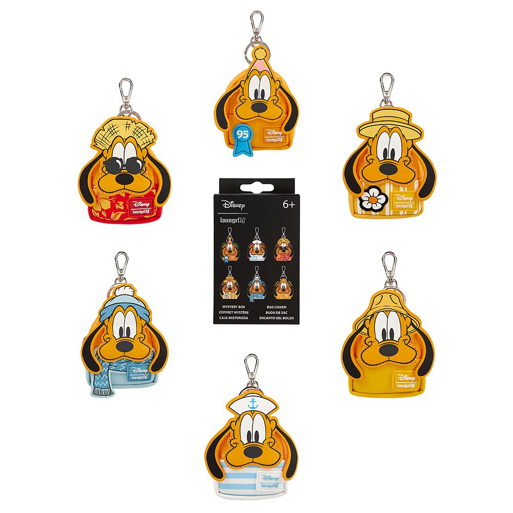 Pluto Mystery Mini Backpack Bag Charm by Loungefly  95th Anniversary Official shopDisney