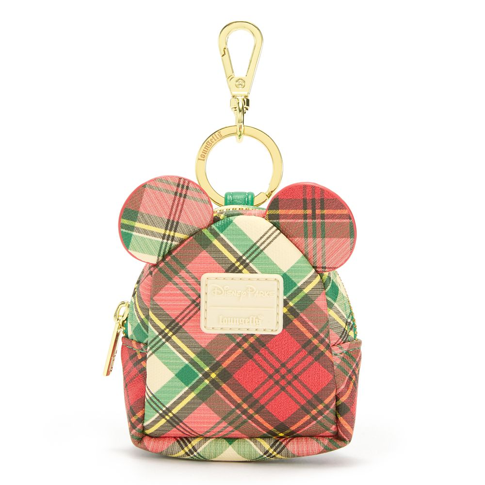 Mickey Mouse Plaid Loungefly Mini Backpack Bag Charm