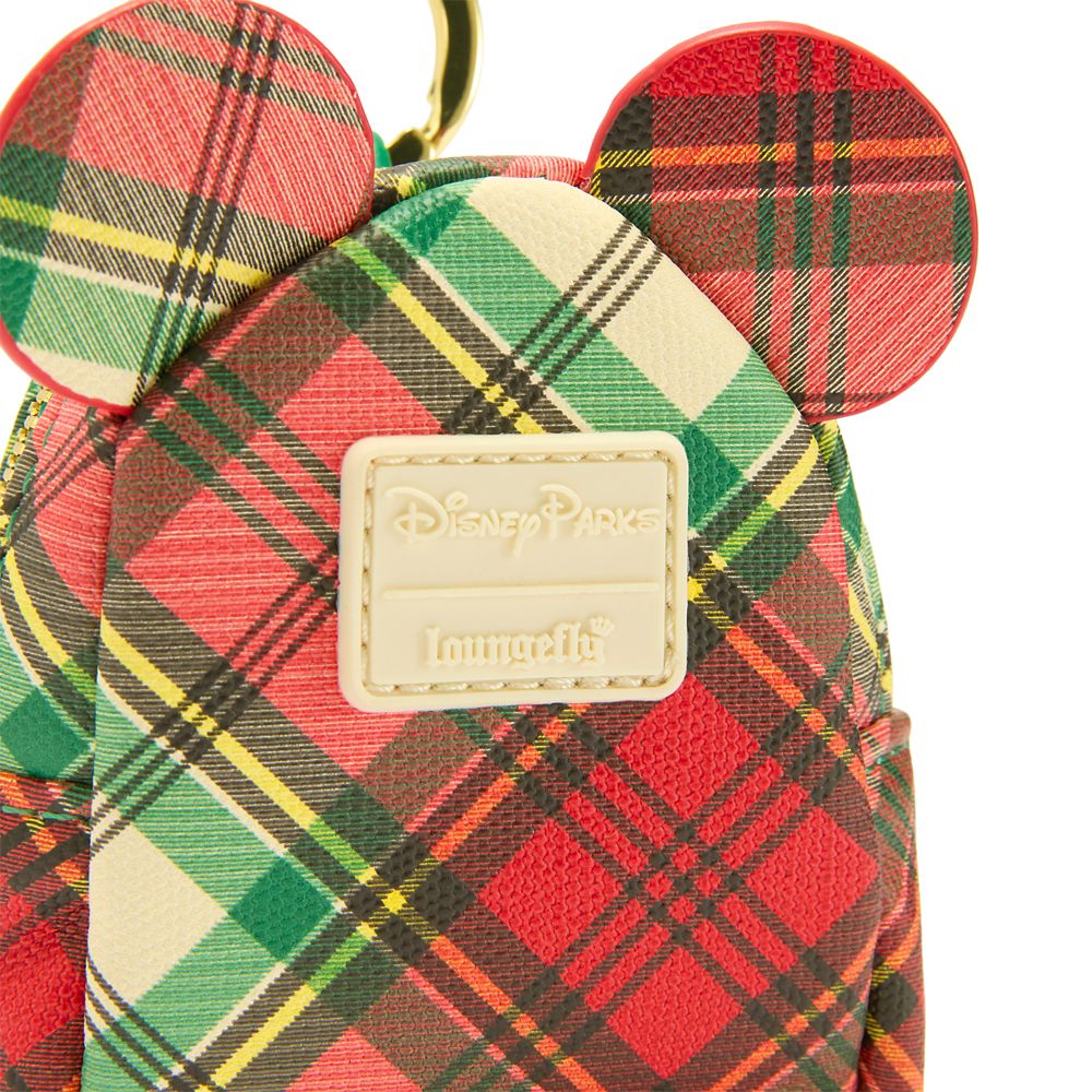 Mickey Mouse Plaid Loungefly Mini Backpack Bag Charm
