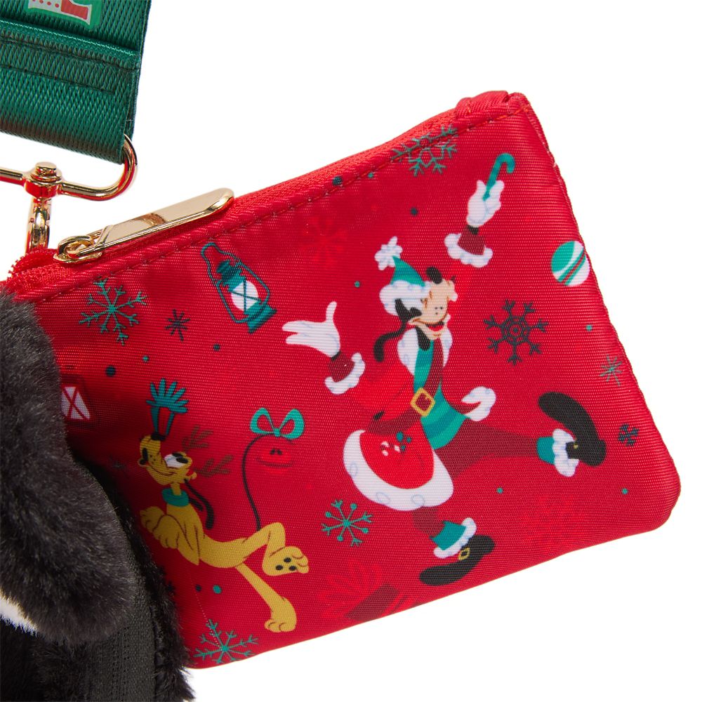Santa Mickey Mouse and Friends Plush Wristlet Purse and Coin Purse Set
