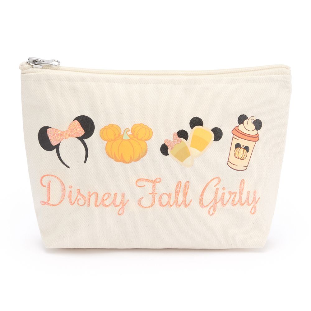 Halloween ''Disney Fall Girly'' Canvas Pouch