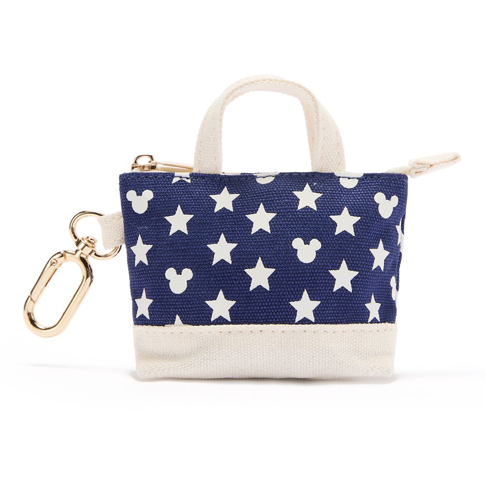 Mickey Mouse Icon Americana Micro Canvas Tote Bag Charm
