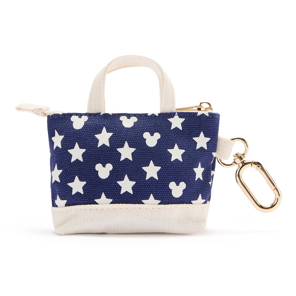 Mickey Mouse Icon Americana Micro Canvas Tote Bag Charm