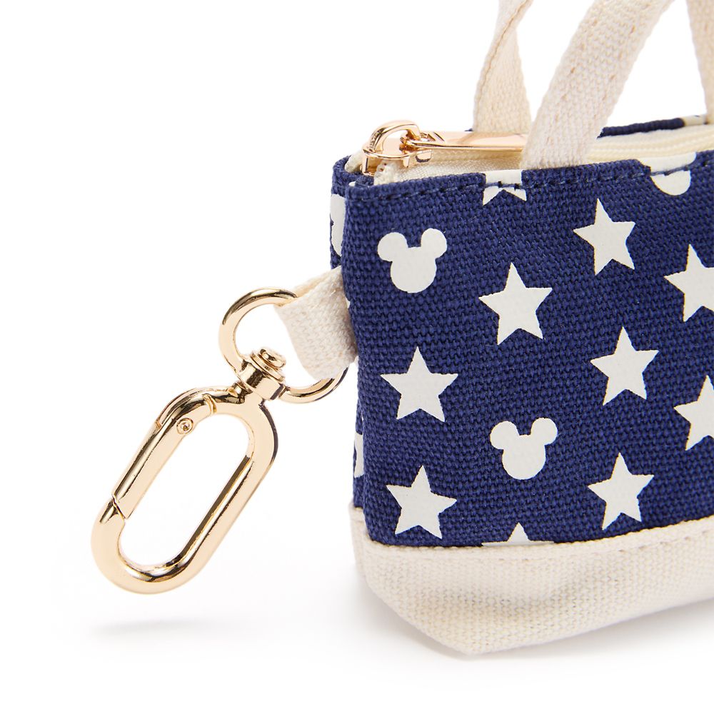 Mickey Mouse Icon Americana Micro Canvas Tote Bag Charm