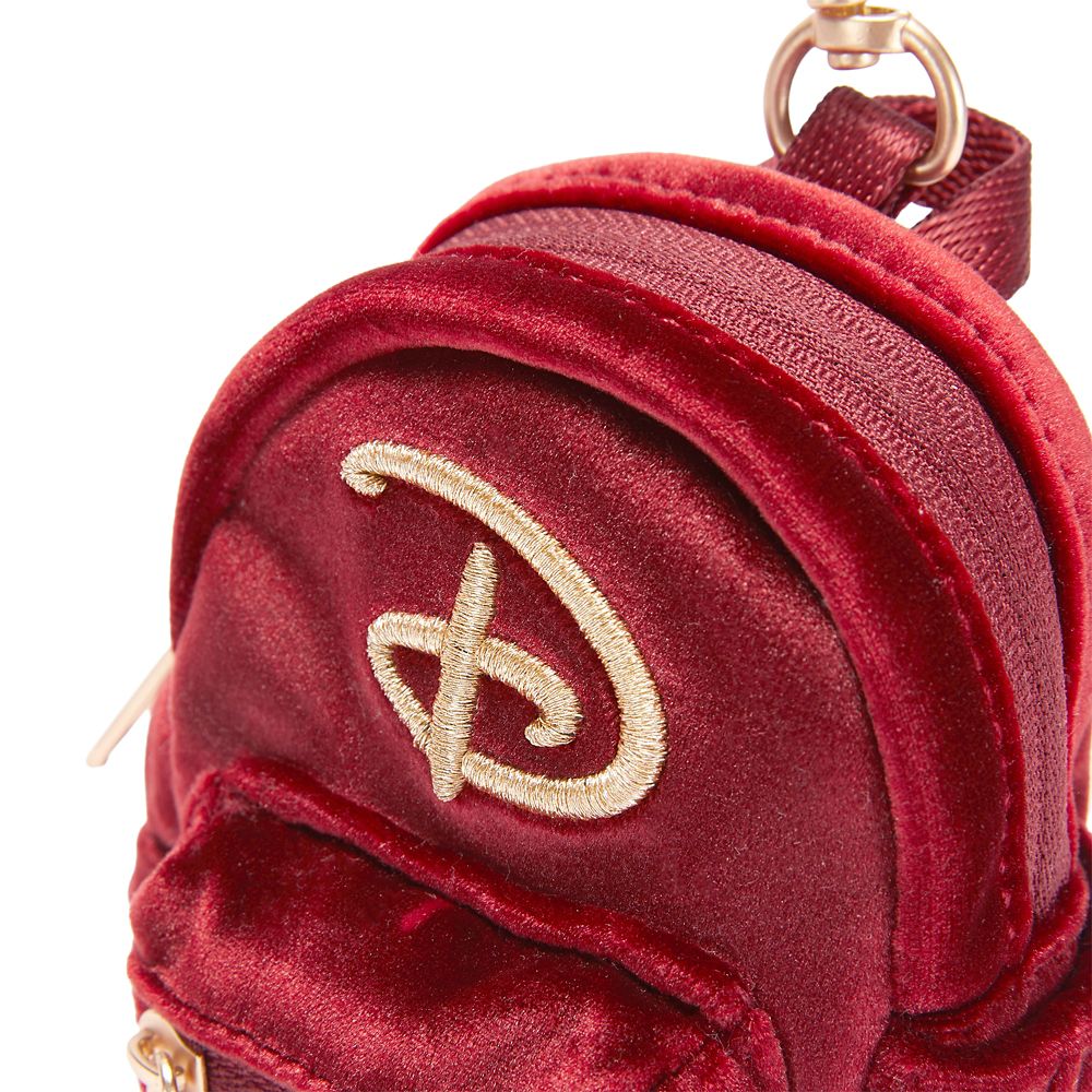 Disney Velvet Miniature Backpack Bag Charm