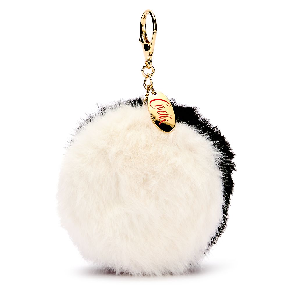 Cruella De Vil Pom Pom Flair Compact Mirror Bag Charm 101 Dalmatians Official shopDisney