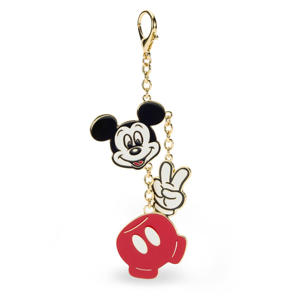Mickey Mouse Peace Sign Bag Charm