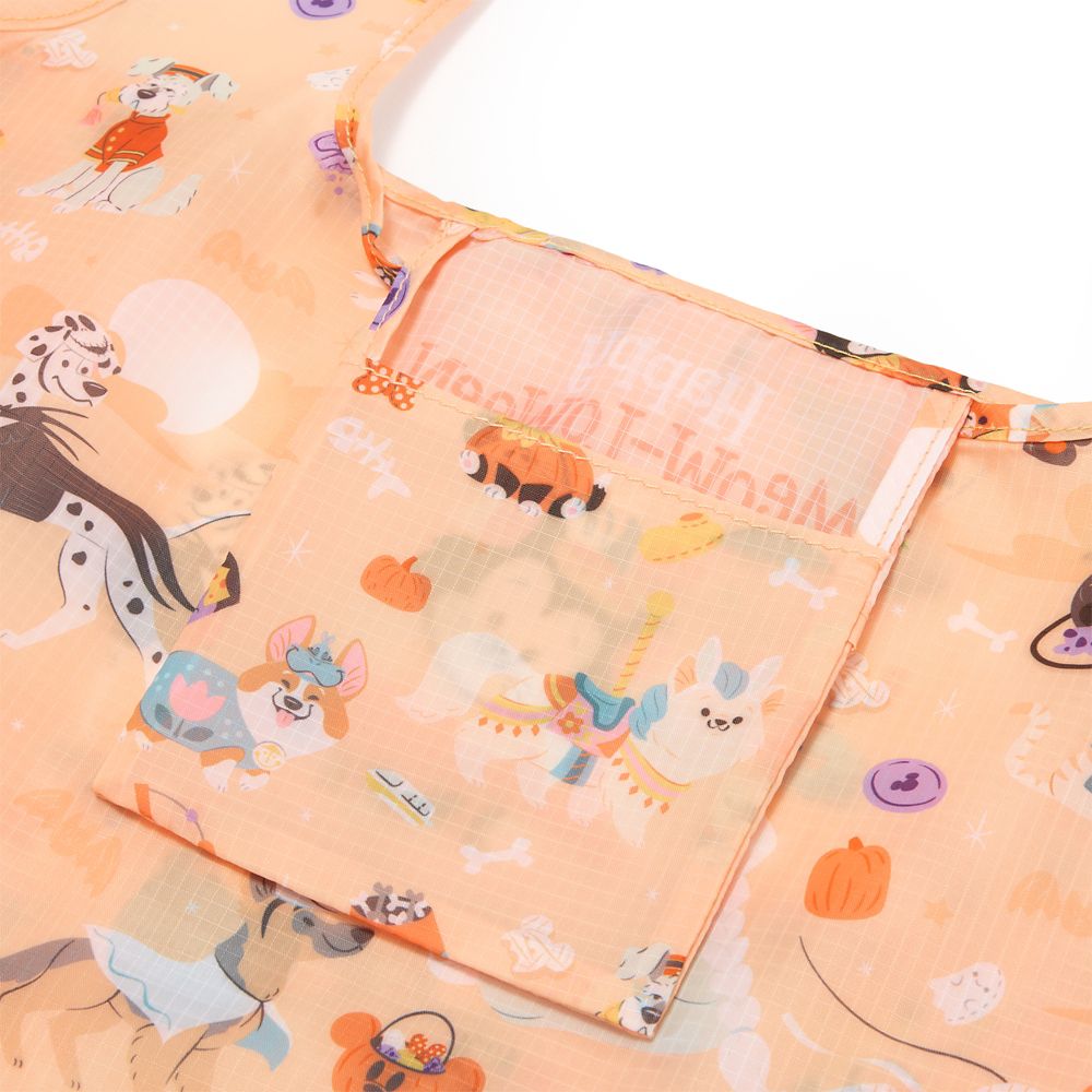 Disney Cats and Dogs Halloween Packable Tote Bag