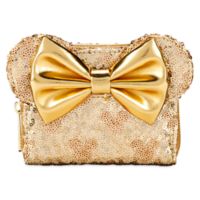 Minnie Mouse Gold Sequin Loungefly Wallet Official shopDisney