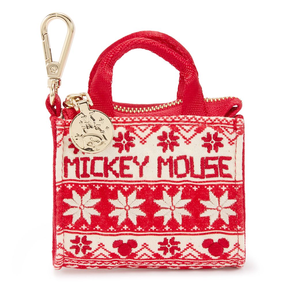 Mickey Mouse Icon Fair Isle Micro Tote Bag Charm &ndash; Once Upon a Bag
