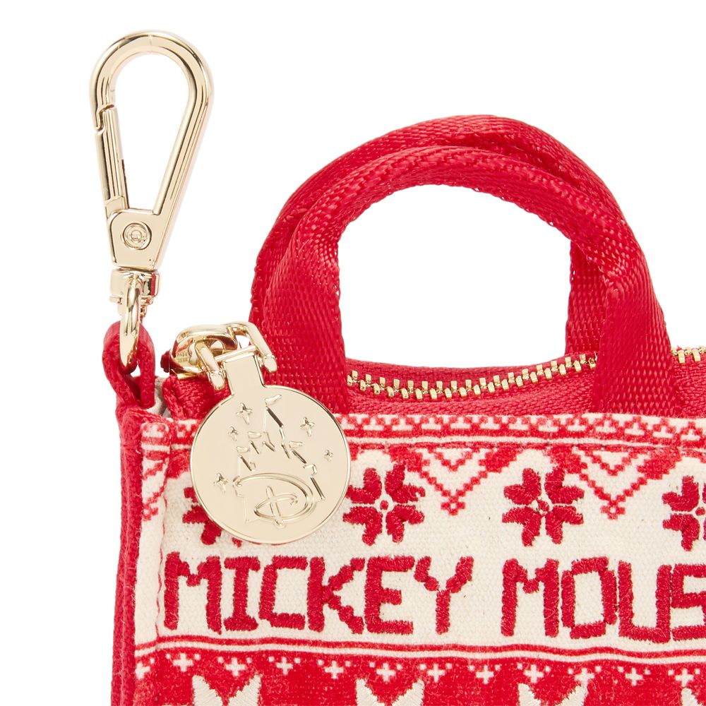 Mickey Mouse Icon Fair Isle Micro Tote Bag Charm &ndash; Once Upon a Bag