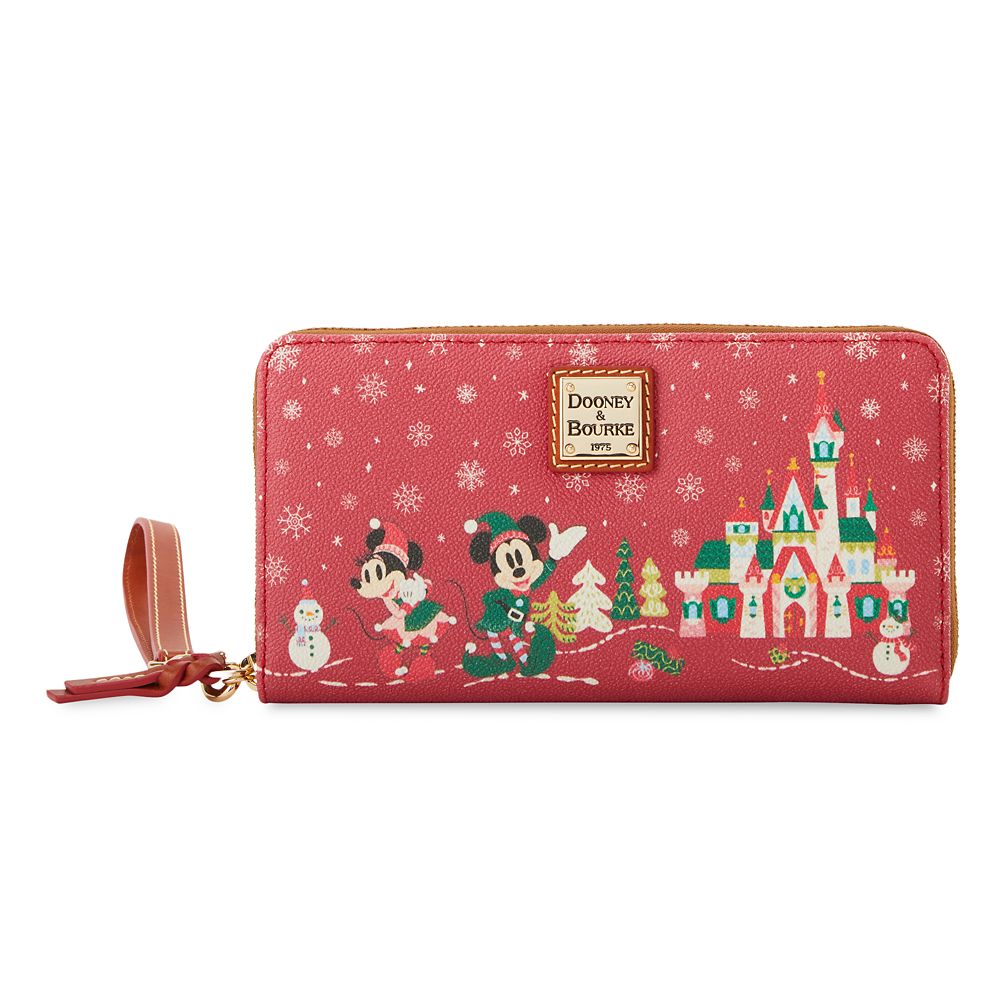 Mickey Mouse Family Christmas Dooney & Bourke Wristlet Wallet Exclusive Official shopDisney