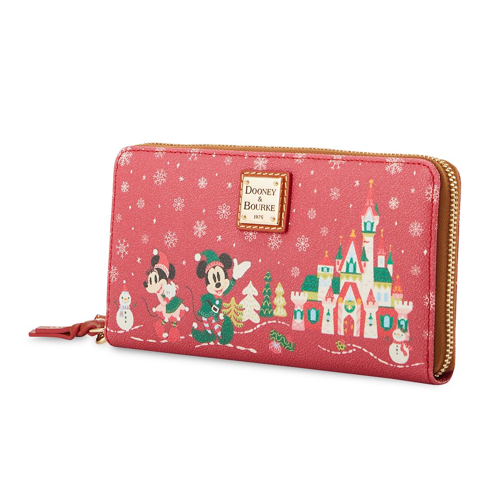 Mickey Mouse Family Christmas Dooney & Bourke Wristlet Wallet - Exclusive