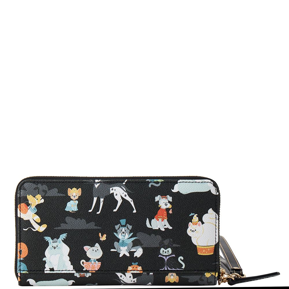 Disney Cats and Dogs Halloween Dooney & Bourke Wristlet Wallet