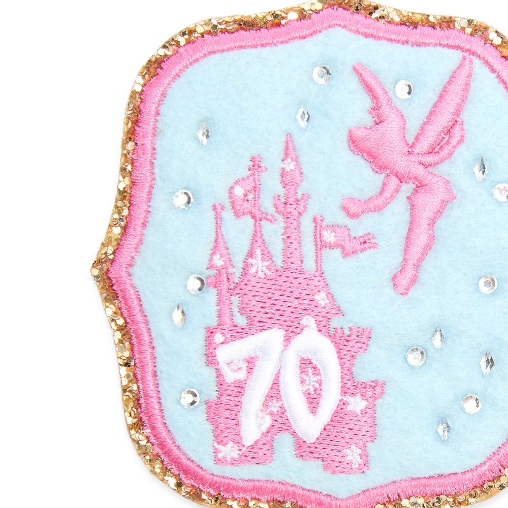 Tinker Bell and Sleeping Beauty Castle Patch by Stoney Clover Lane &ndash; Disneyland 70th Anniversary