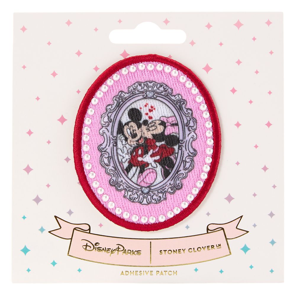 Mickey and Minnie Mouse Valentine's Day Portrait Patch by Stoney Clover Lane