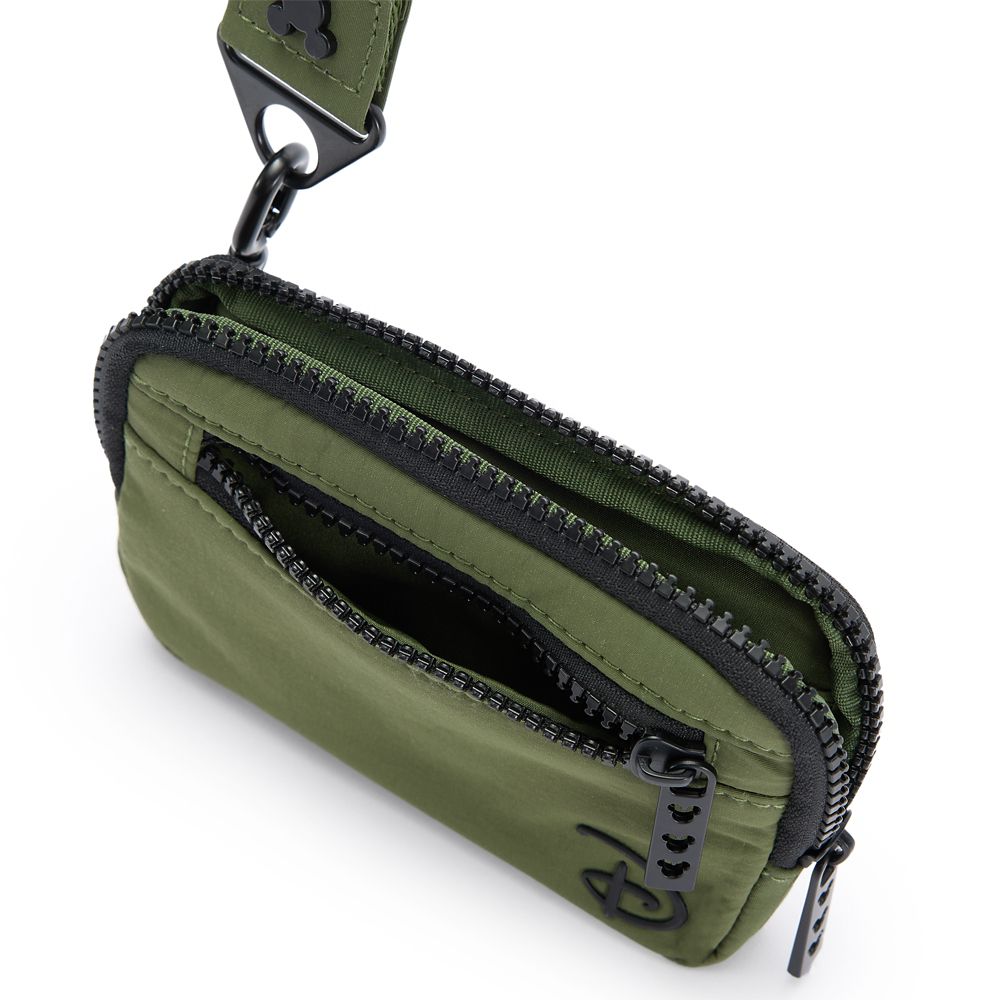 Mickey Mouse Icon Disney Wristlet Zip Case &ndash; Olive