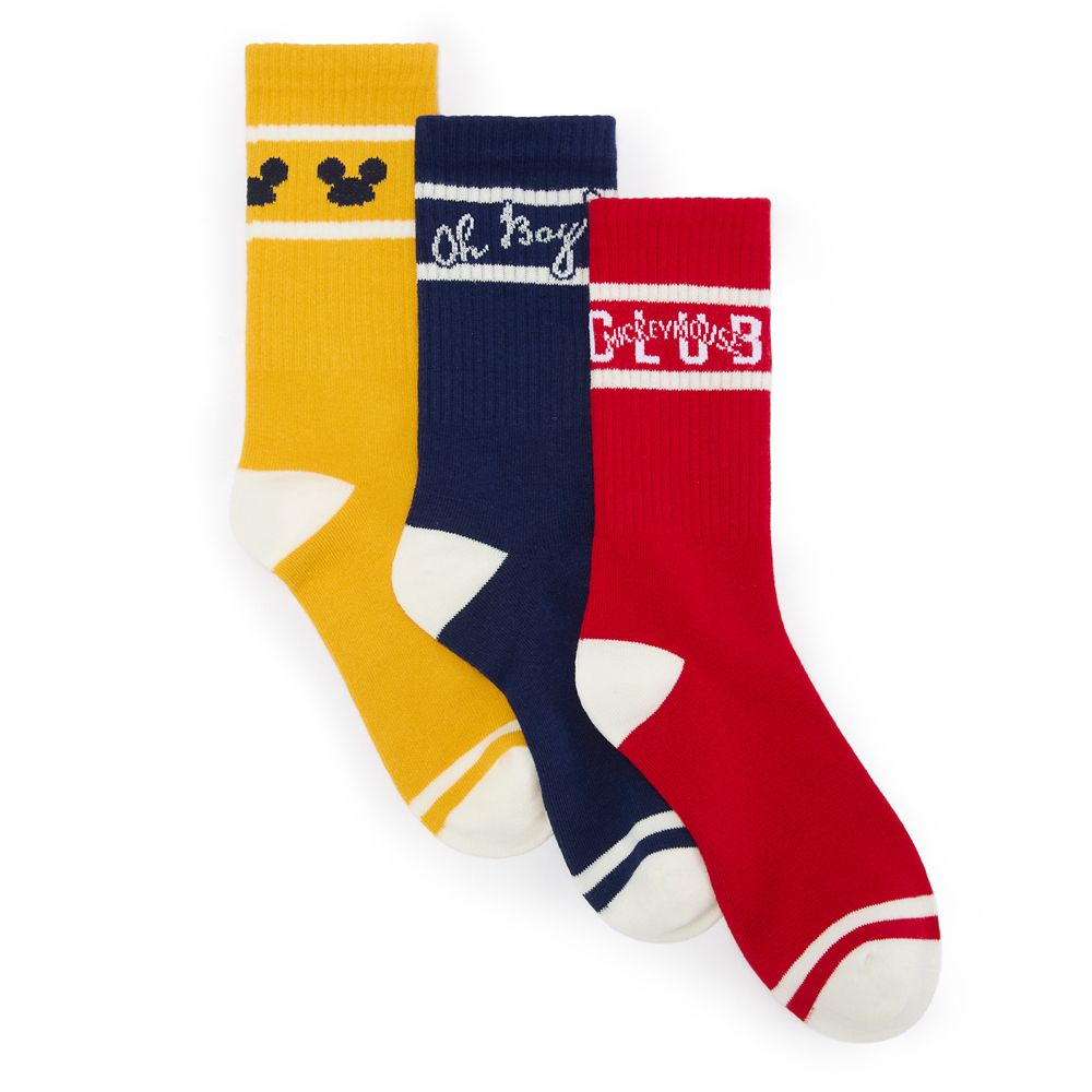Mickey Mouse Club 3-Pack Retro Socks for Women by Her Universe