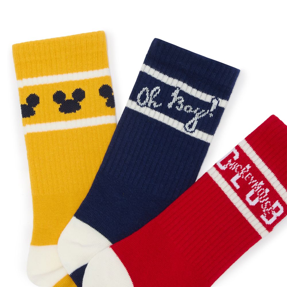 Mickey Mouse Club 3-Pack Retro Socks for Women by Her Universe