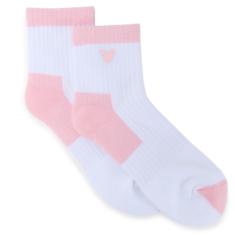Mickey Mouse Icon Ankle Socks for Adults &ndash; Pink