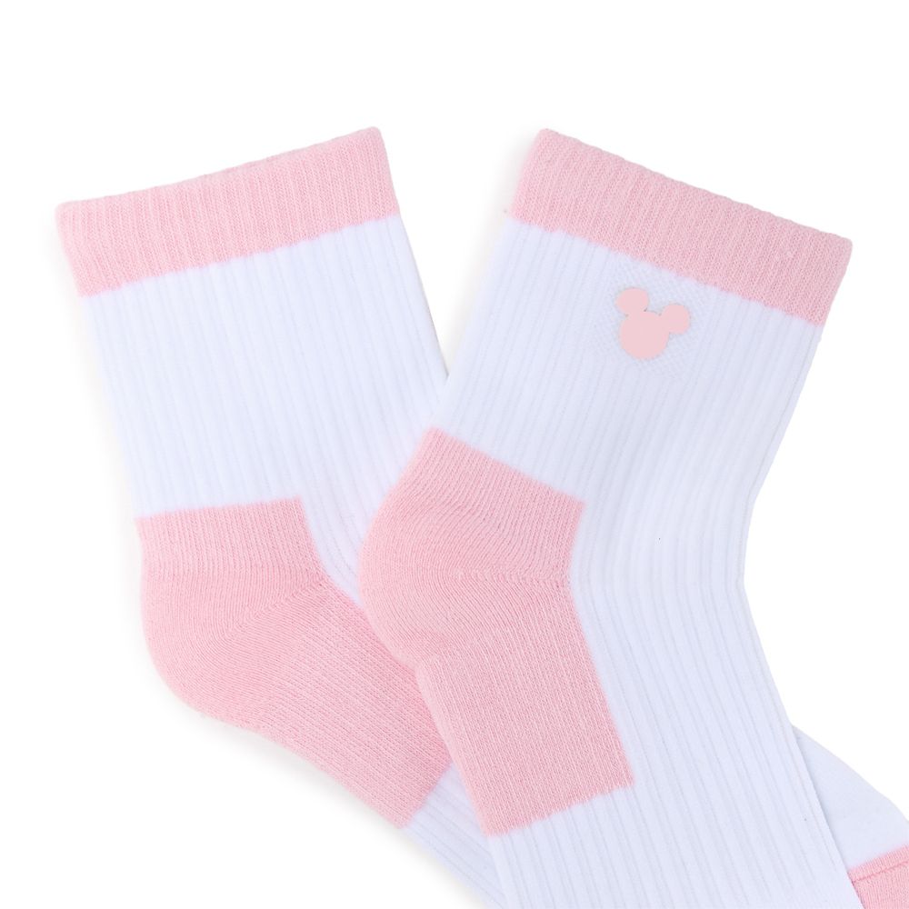 Mickey Mouse Icon Ankle Socks for Adults &ndash; Pink