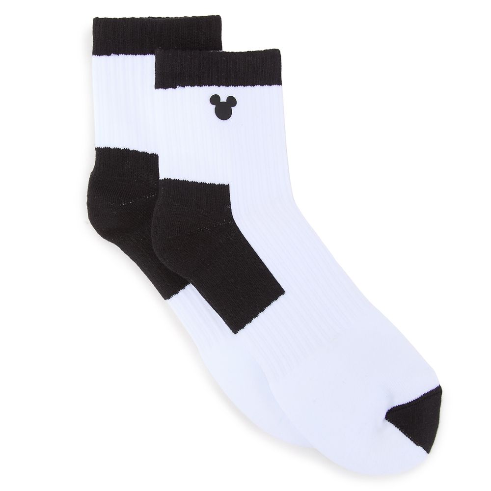 Mickey Mouse Icon Ankle Socks for Adults &ndash; Black