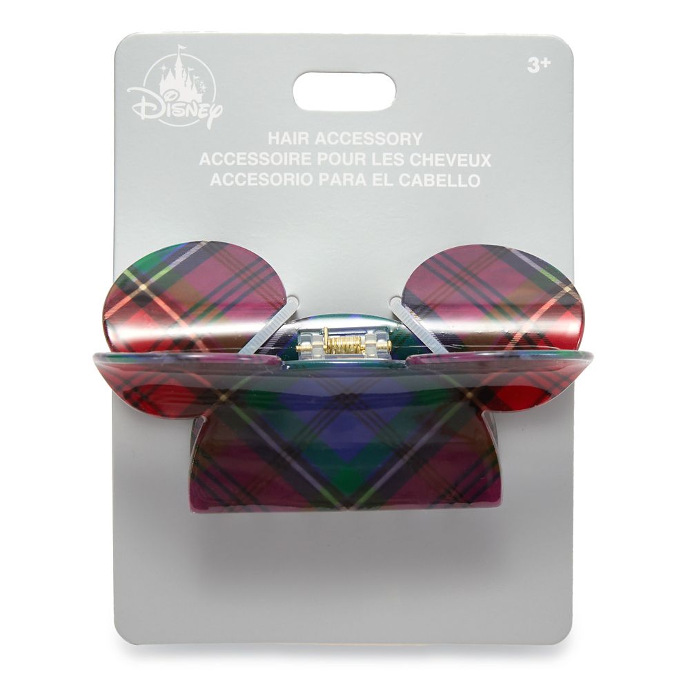 Mickey Mouse Plaid Hair Clip