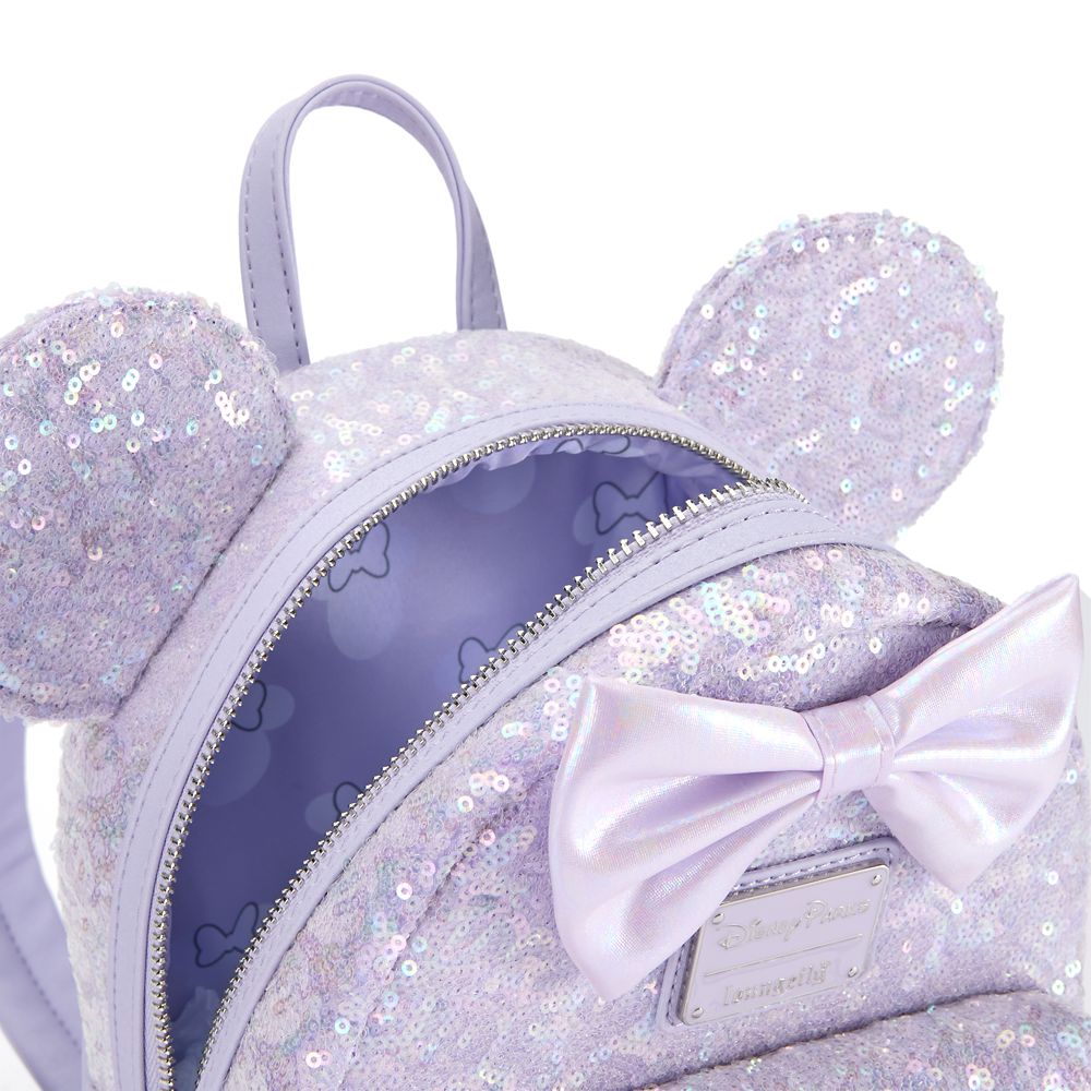 Minnie Mouse Sequined Loungefly Mini Backpack - Opalescent