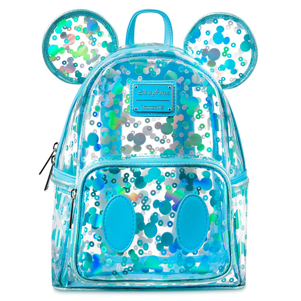 【Loungefly】US Disney Parks ミッキー クリア バックパック Mickey Mouse Icon Clear Loungefly Mini Backpack | Disney Store