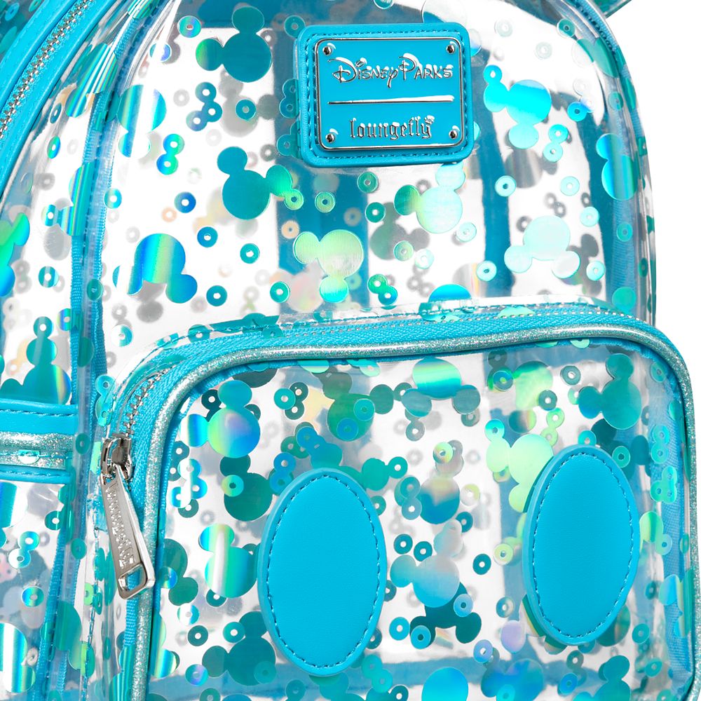 Mickey Mouse Icon Clear Loungefly Mini Backpack