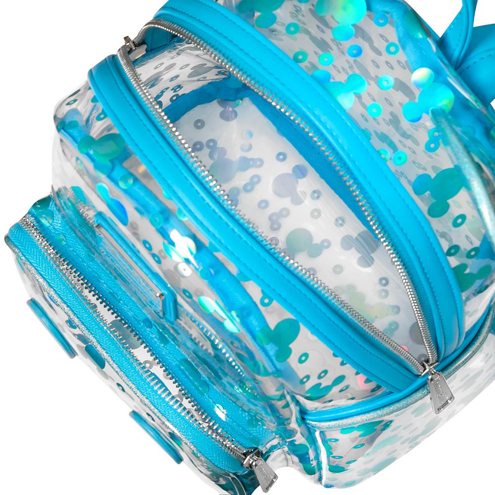 Mickey Mouse Icon Clear Loungefly Mini Backpack