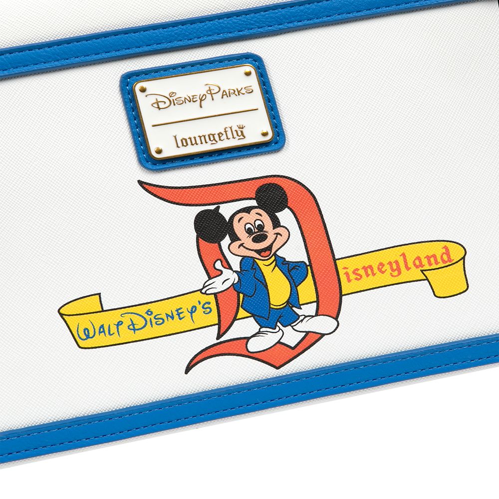 Mickey Mouse and Friends Loungefly Crossbody Bag &ndash; Disneyland 70th Anniversary