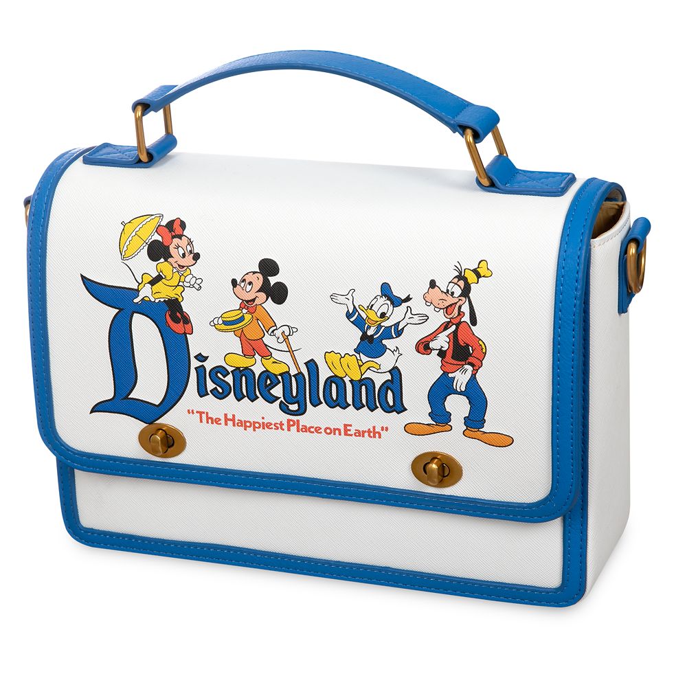 Mickey Mouse and Friends Loungefly Crossbody Bag &ndash; Disneyland 70th Anniversary