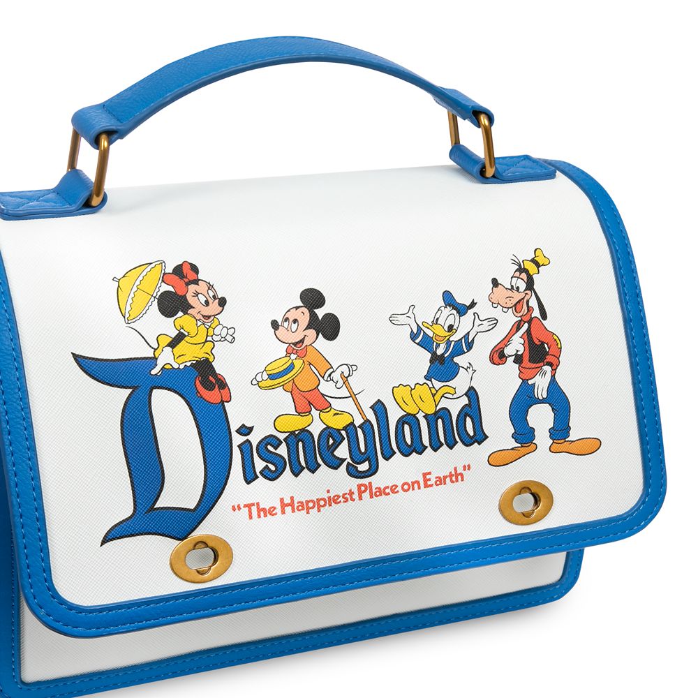 Mickey Mouse and Friends Loungefly Crossbody Bag &ndash; Disneyland 70th Anniversary