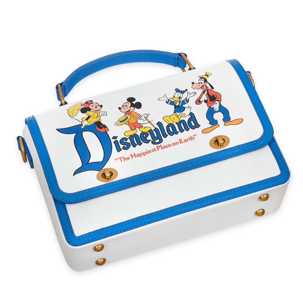 Mickey Mouse and Friends Loungefly Crossbody Bag &ndash; Disneyland 70th Anniversary