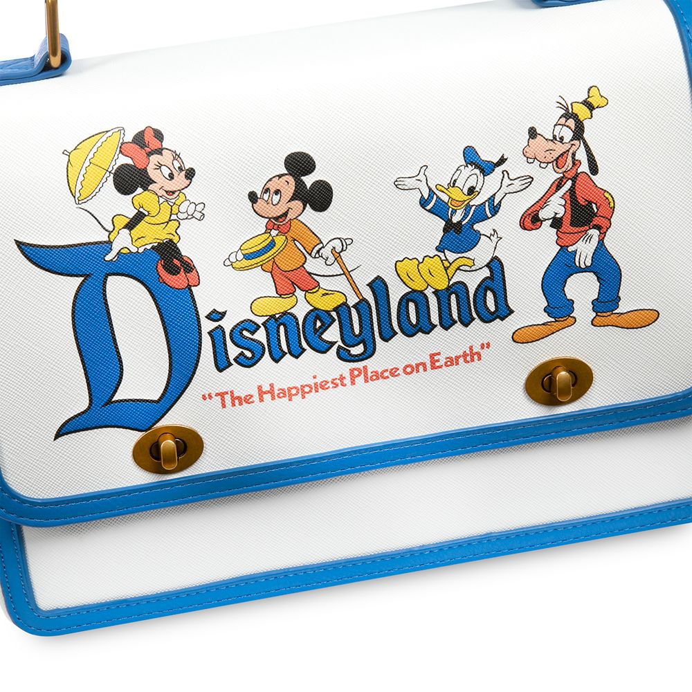 Mickey Mouse and Friends Loungefly Crossbody Bag &ndash; Disneyland 70th Anniversary