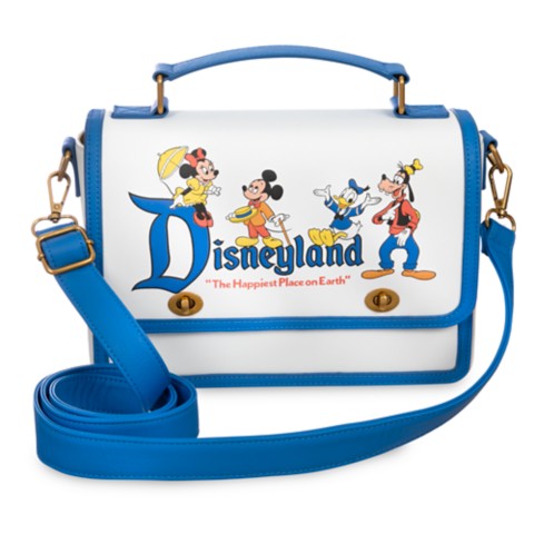 Сумки Loungefly Mickey Mouse and Friends Loungefly Crossbody Bag – Disneyland 70th Anniversary