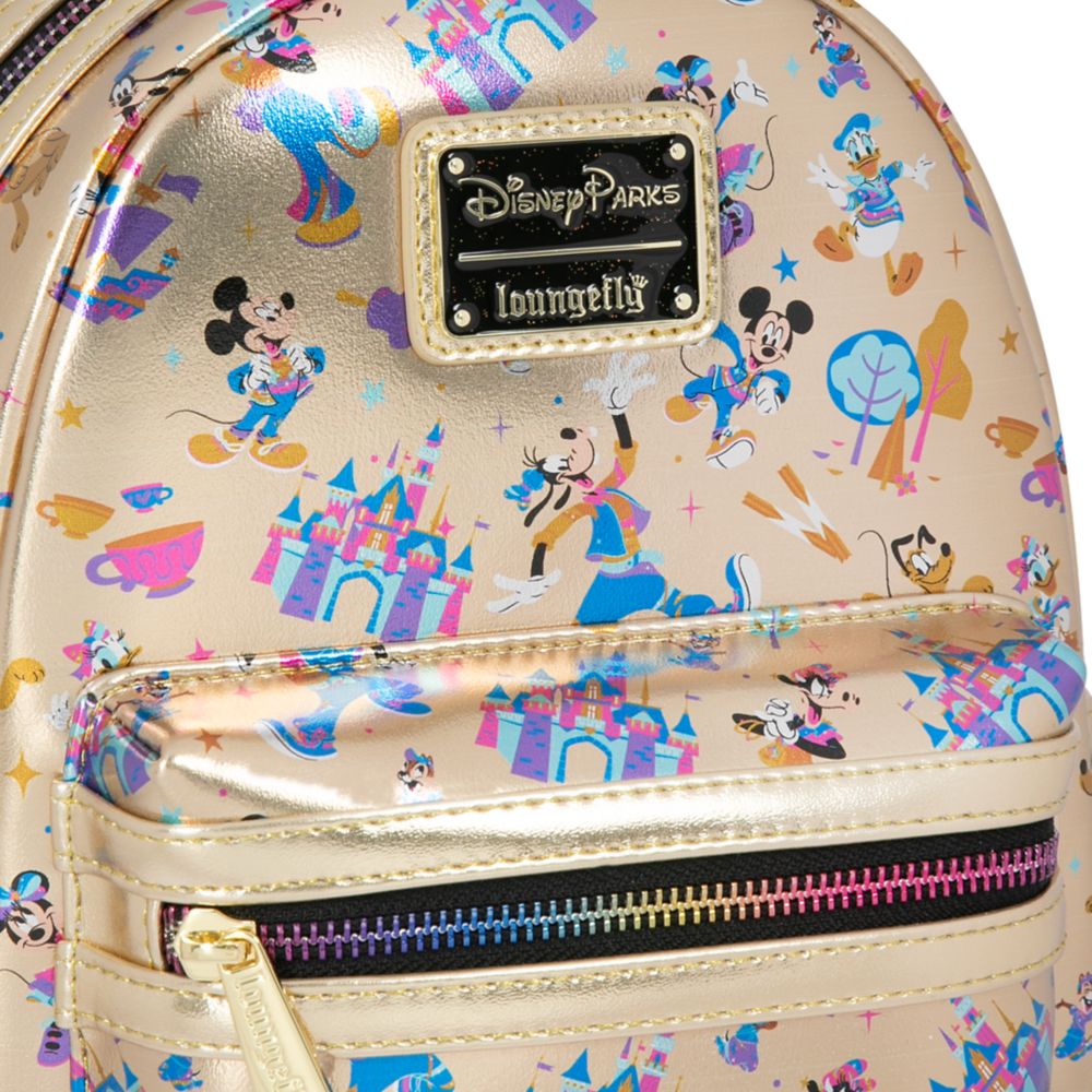 Mickey Mouse and Friends Loungefly Mini Backpack &ndash; Disneyland 70th Anniversary