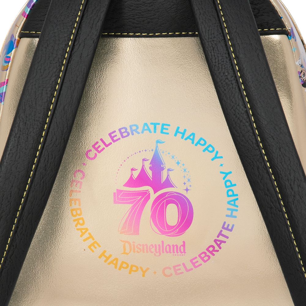Mickey Mouse and Friends Loungefly Mini Backpack - Disneyland 70th Anniversary