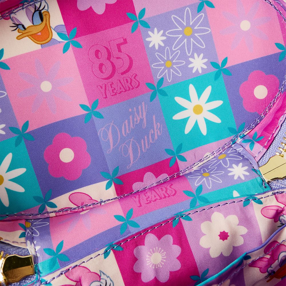 Daisy Duck 85th Anniversary Loungefly Crossbody Bag